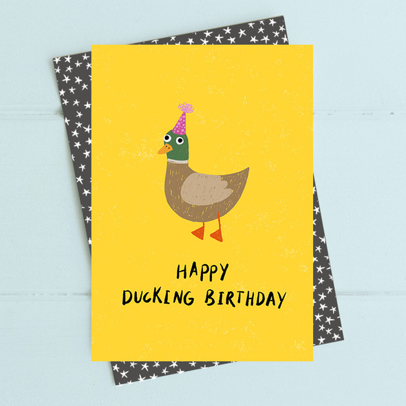 HB- Happy Ducking Birthday