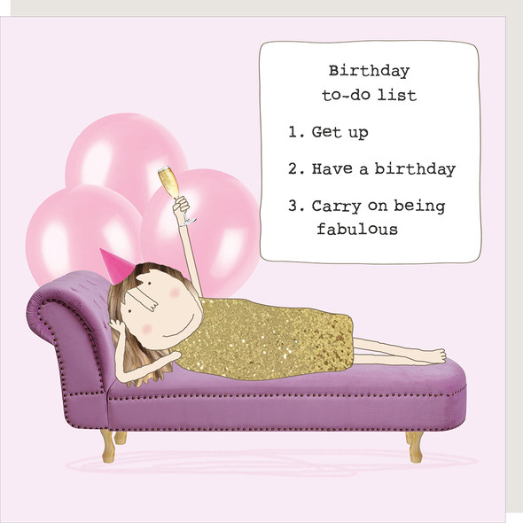 HB- Birthday To Do List