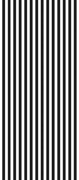 Tissue Paper (4 Sheet)- Winter Botanics Blk White Stripe