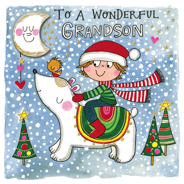 Wonderful Grandson / Boy on Polar Bear
