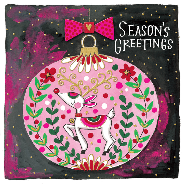 Season's Greetings / Reindeer Bauble
