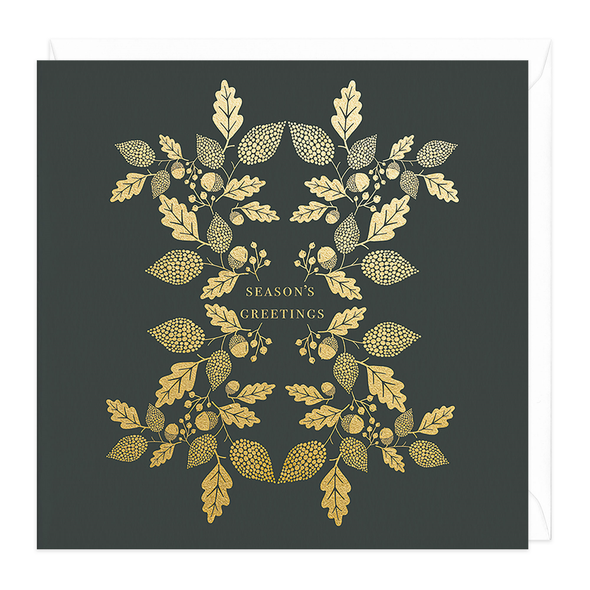 SALE- Gold Patterned Leaves (Unbagged)