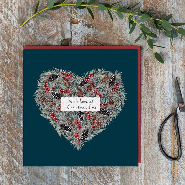 SALE- With Love at Christmas Heart