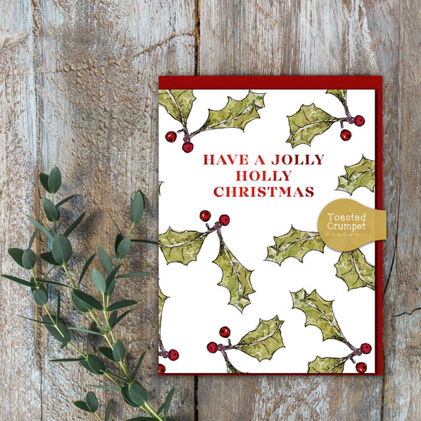 Jolly Holly Christmas (Unbagged)120x90mm