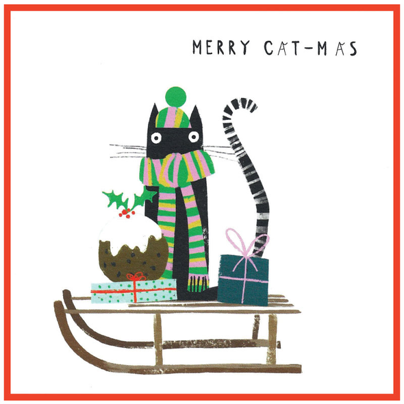 SALE- Merry Cat-Mas