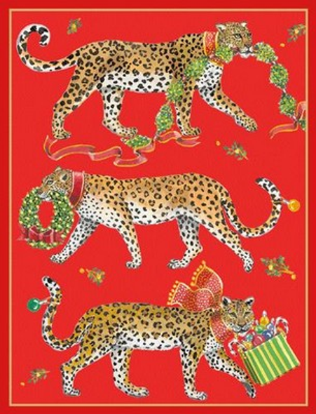Box 16 - Christmas Leopards 