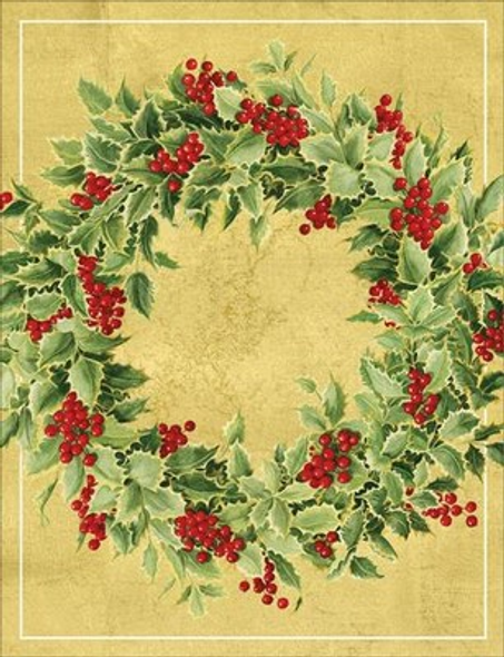 Box 16 - Holly Wreath by Ingrid Slyder