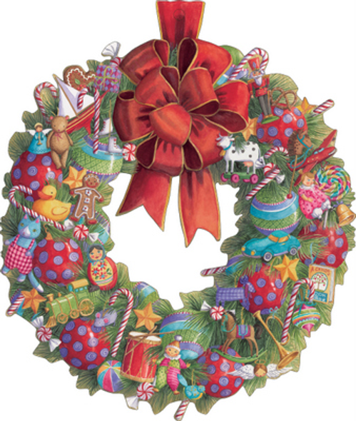 Advent Die Cut - Hanging Christmas Wreath