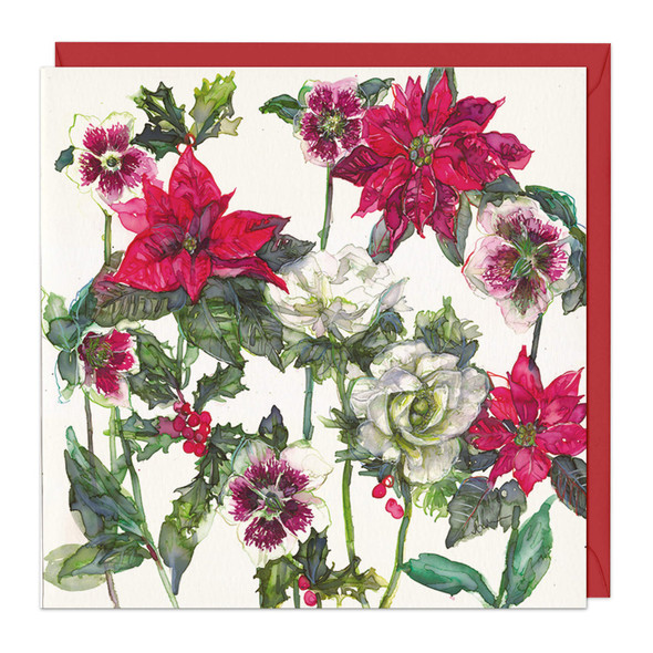 Poinsettia, Holly & Anenome (Unbagged)