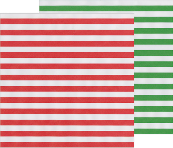 Wrap - Club Stripe Red Green (Reversible)
