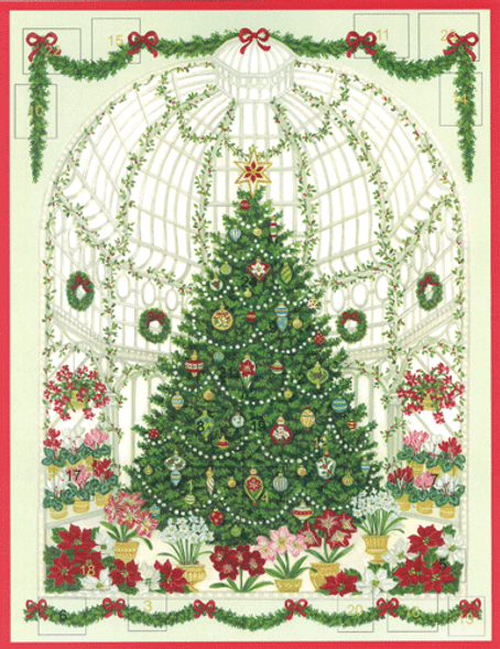 Advent 3-D Die Cut - Christmas at the Garden