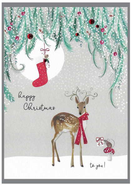 Happy Christmas Deer (C6)