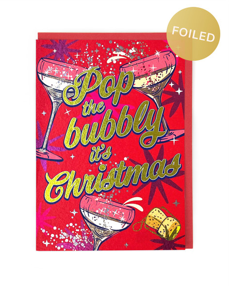 Hot Foils- Pop The Bubbly