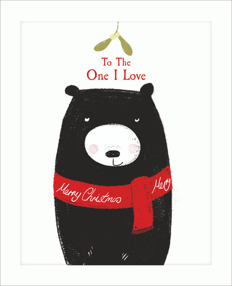 One I Love Bear Mistletoe (138 x 170)