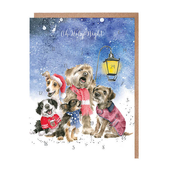 Advent Card A5 SALE- Oh Holy Night 158x210mm 
