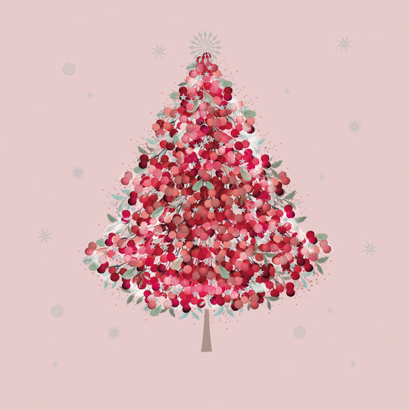 Christmas Tree in Rose