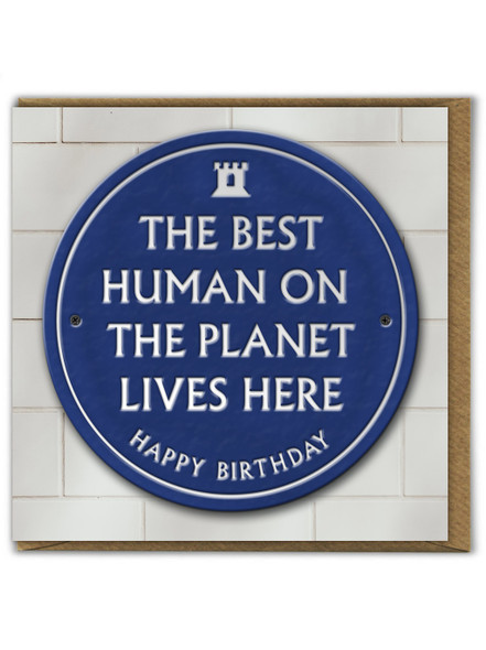HB- Best Human On Planet (Embossed)