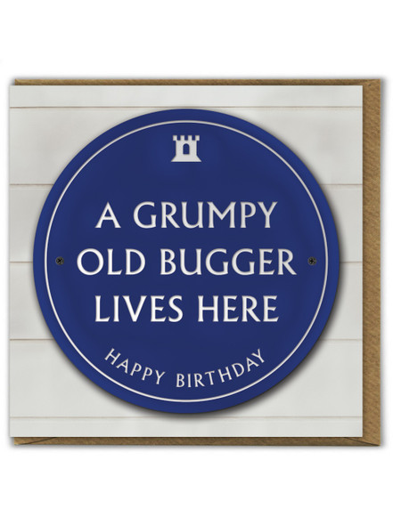 HB- Grumpy Old Bugger (Embossed)