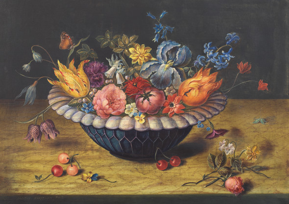 The Courtauld- J. Marrel Bowl Of Flowers