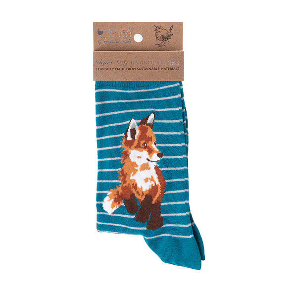 Sock Bamboo - Fox Born to be Wild (US6-10)