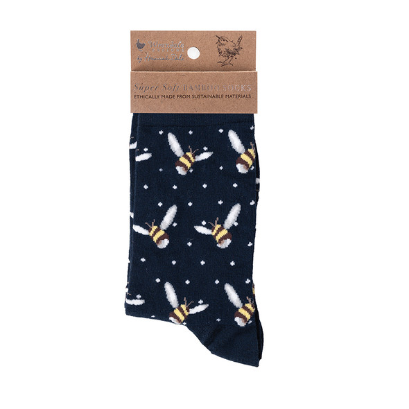 Sock Bamboo - Busy Bee (US6-10)