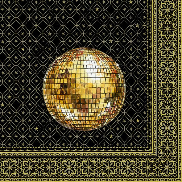 HNY-Golden Disco Ball