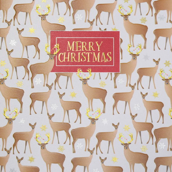 Herd of Reindeer (Embossed Foil)