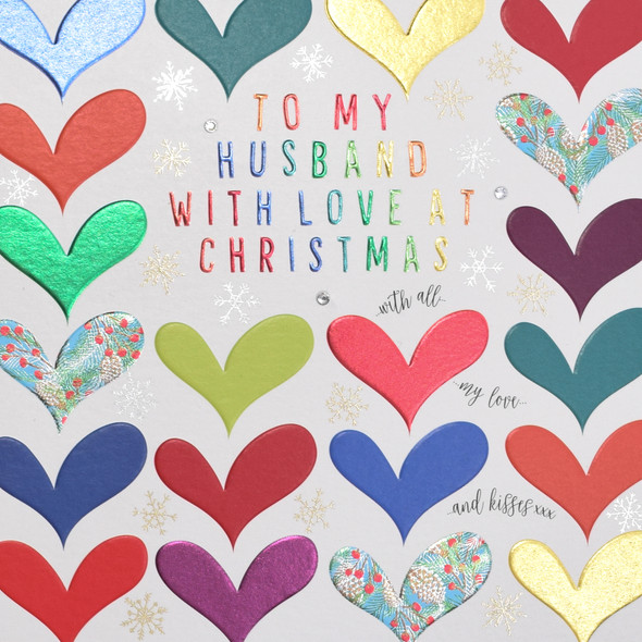 Husband Hearts (165 X 165mm)