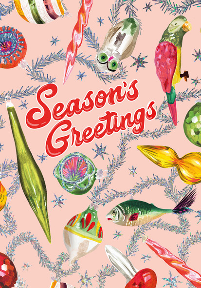 Season's Greetings Baubles (105x150)