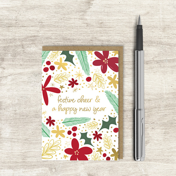 Small Card- Festive Cheer (A7 Unbagged)