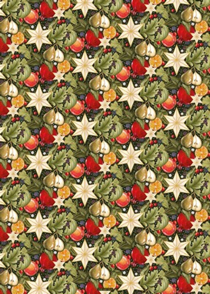 Wrap - Stars Fruit (double sided, foiled)