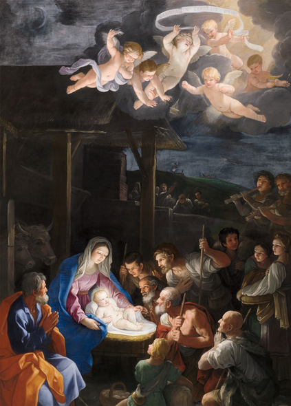 Adoration of the Shepherds detail