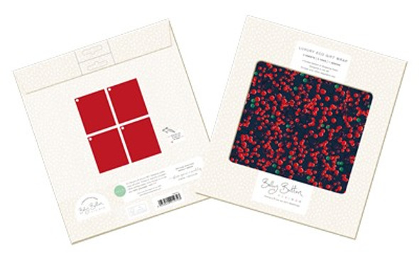 Eco Wrap Pack & Tags - Red Berries