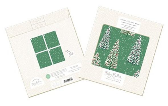 Eco Wrap Pack & Tags - Christmas Trees