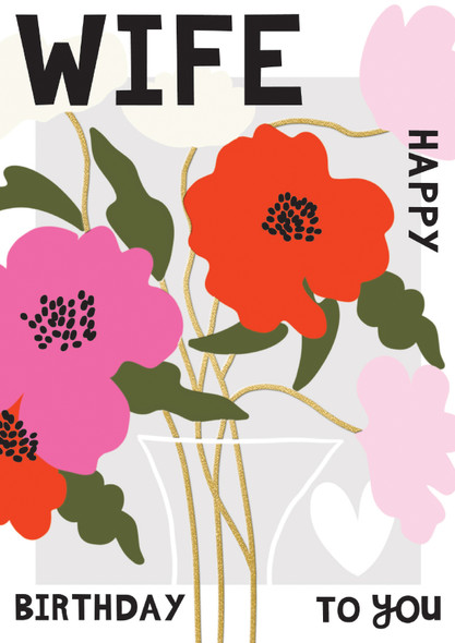 HB- Wife Pink Floral Bunch