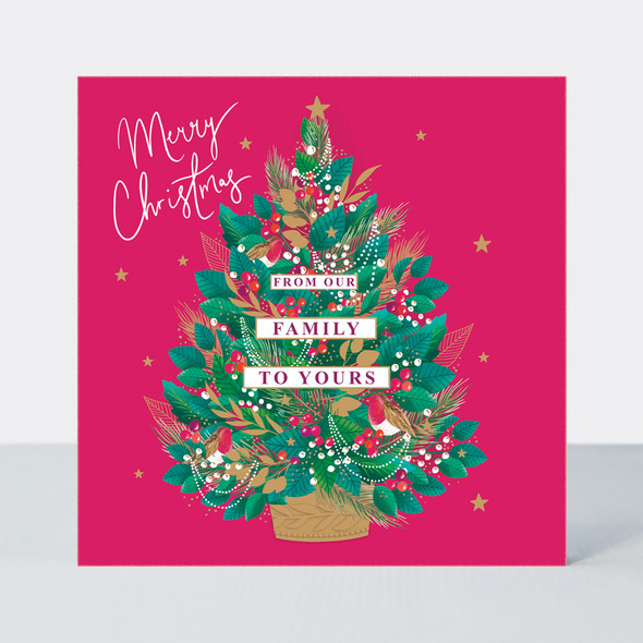 From Our Family To Yours Tree (Gold Foil & Emboss)