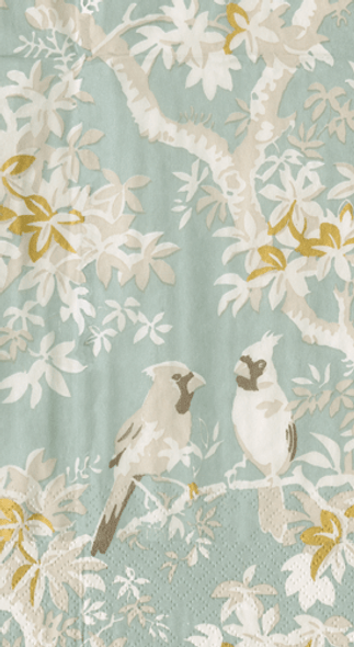 Guest Towel- Scenic Songbirds-Celedon Pkt15