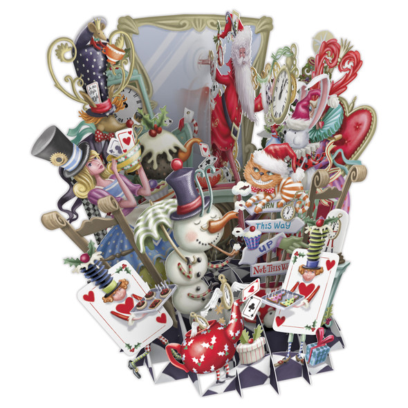 Pop Up Laser Cut - Alice's Christmas 