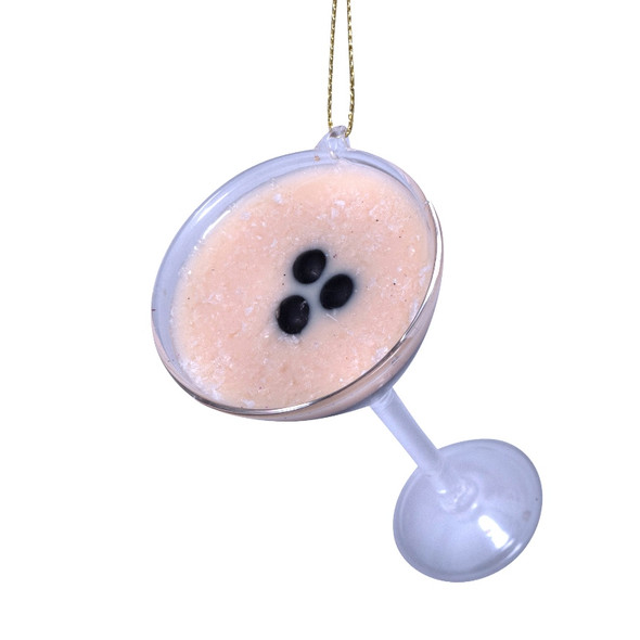 Ornament Glass Espresso Martini H9cm