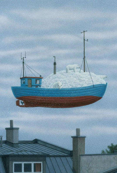 Boat And Polar Bears