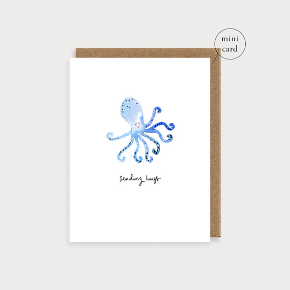 Small Card HB- Octopus Sending Hugs