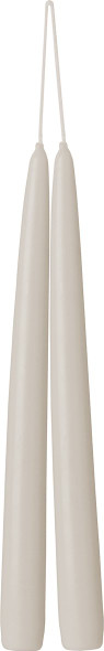 Taper Candles - Linen- Ø2.2 xH24cm-6hr (Box12)