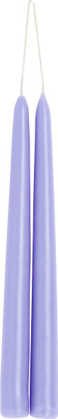 Taper Candles - Light Lavender- Ø2.2 xH24cm-6hr (Box12)