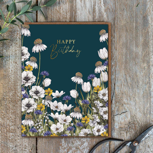 Foiled HB- Happy Birthday (unbagged108x140mm) (TOC RW12)
