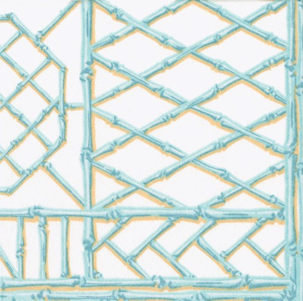 Paper Linen - Bamboo Screen Robin's Egg Pkt 15