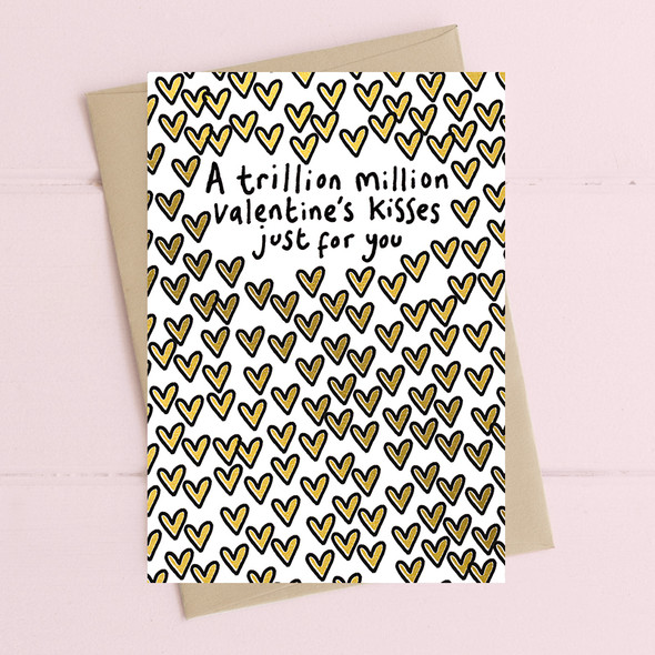 Valentine- Valentine's Kisses (Gold Foil)