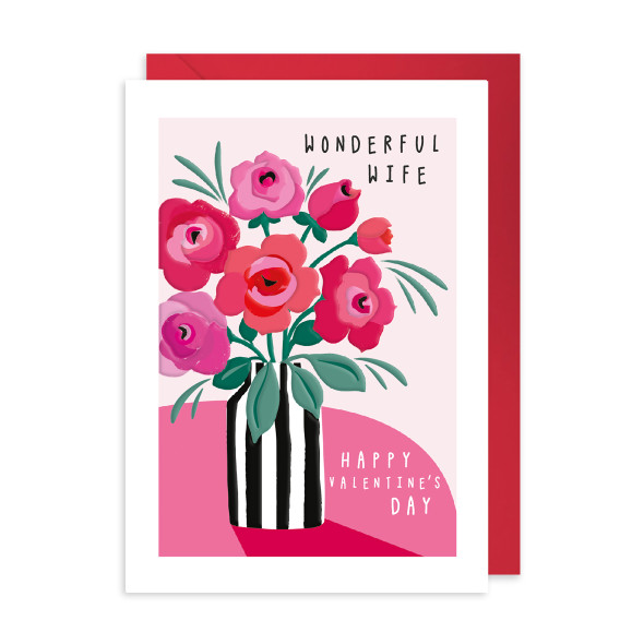 Valentine- Wonderful Wife Roses