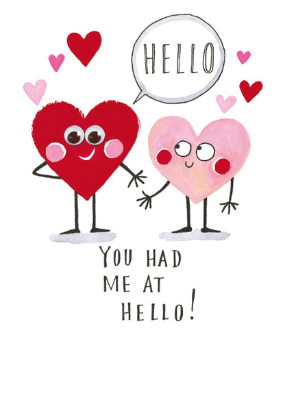 Valentine- You Had Me At Hello! (Googly Eyes 153x108mm)
