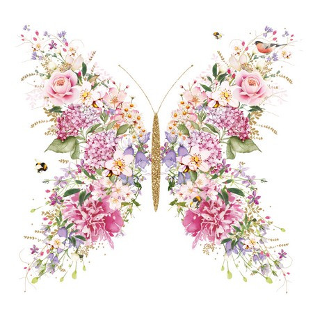 Papillon et Fleurs