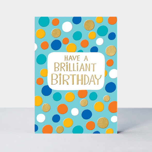 HB- Brilliant Birthday Spots (Gold Foil, Embossed)